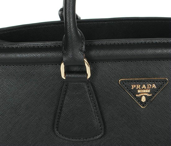 2014 Prada saffiano calfskin BN2308 black